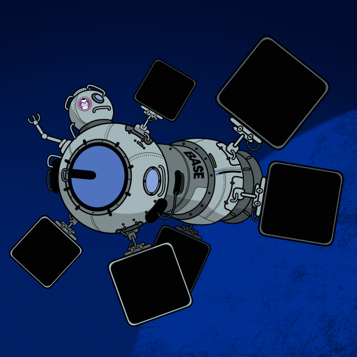 art-Based Satellite Backdrop