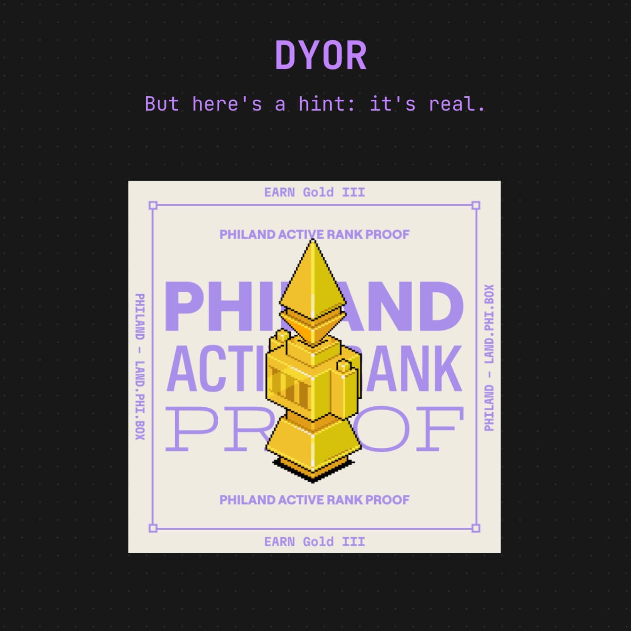 DYOR