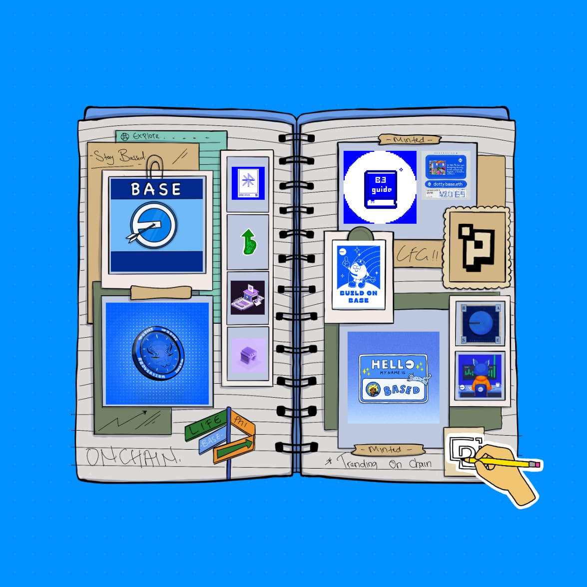 Note and book