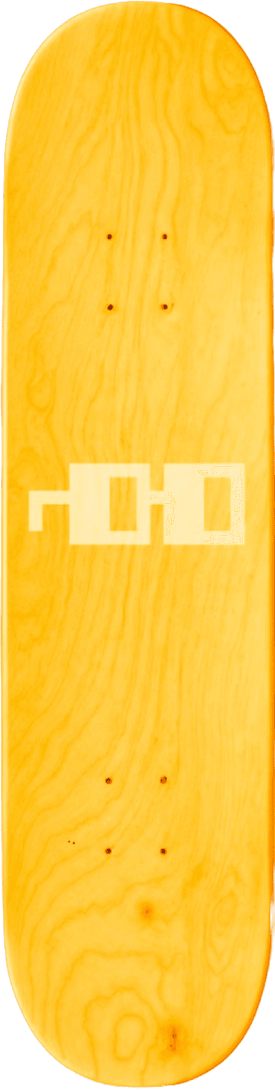 art-Yellow Skateboard