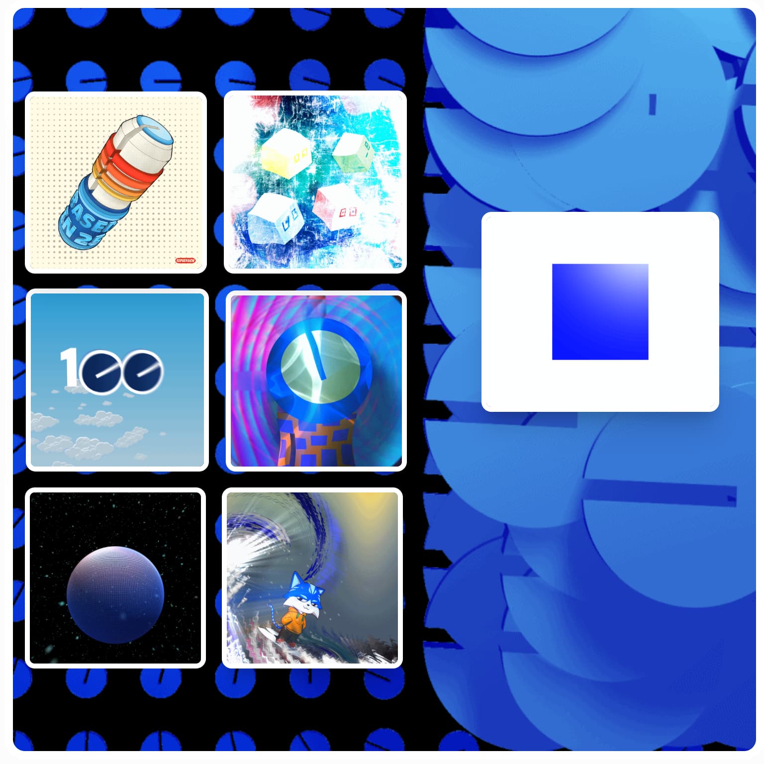 🟦 base blue board