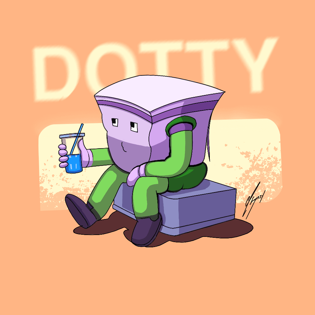 art-CHILL VIBES WITH DOTTY.