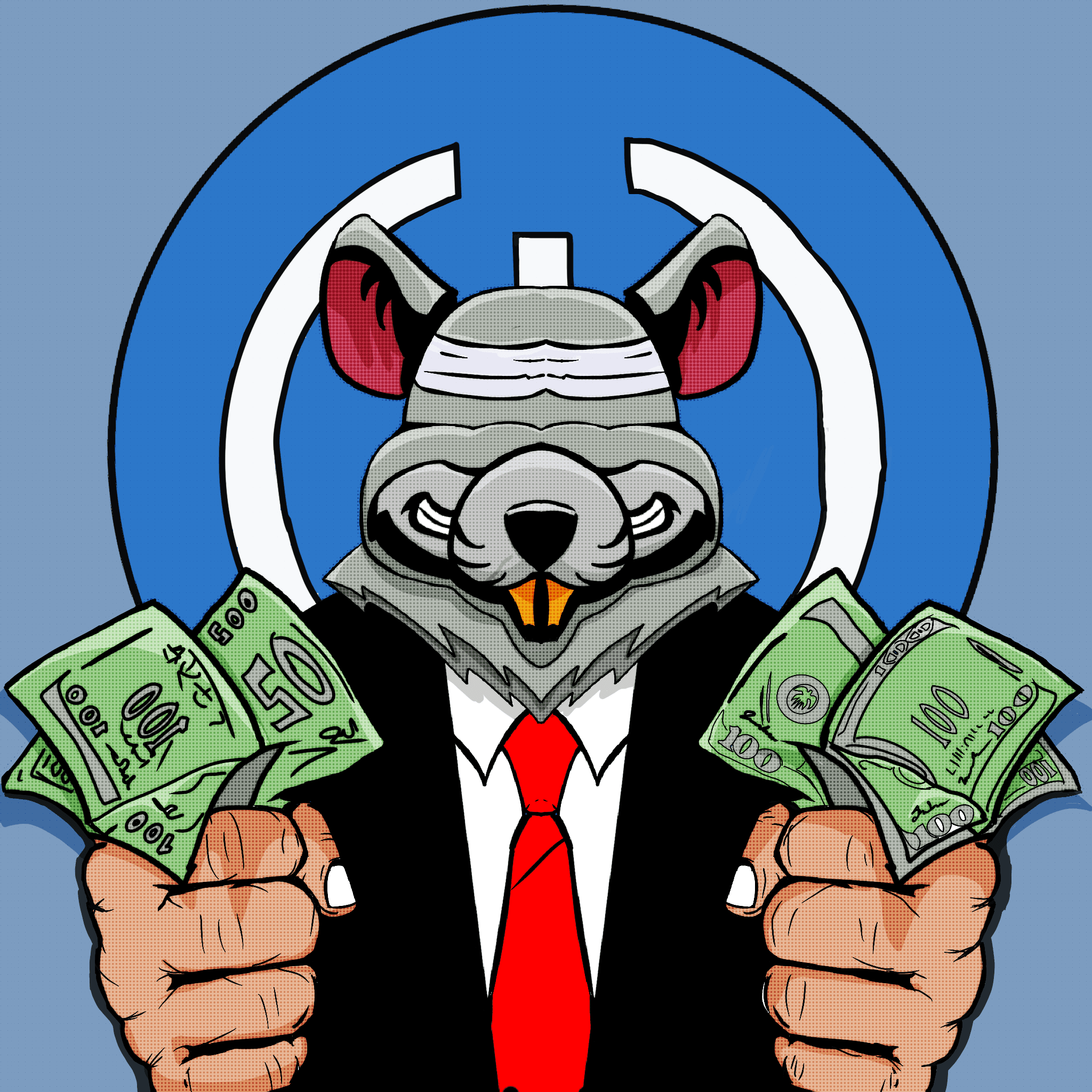 art-I’m Coming Money Rat
