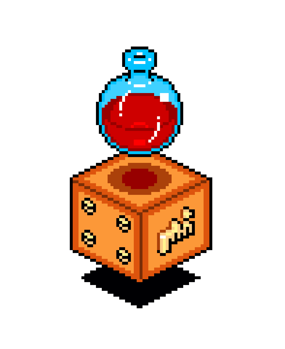 art-Powerup Flaskred Sidescroller