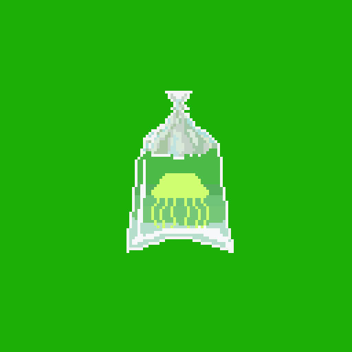 art-Jellyfish in the plastic 