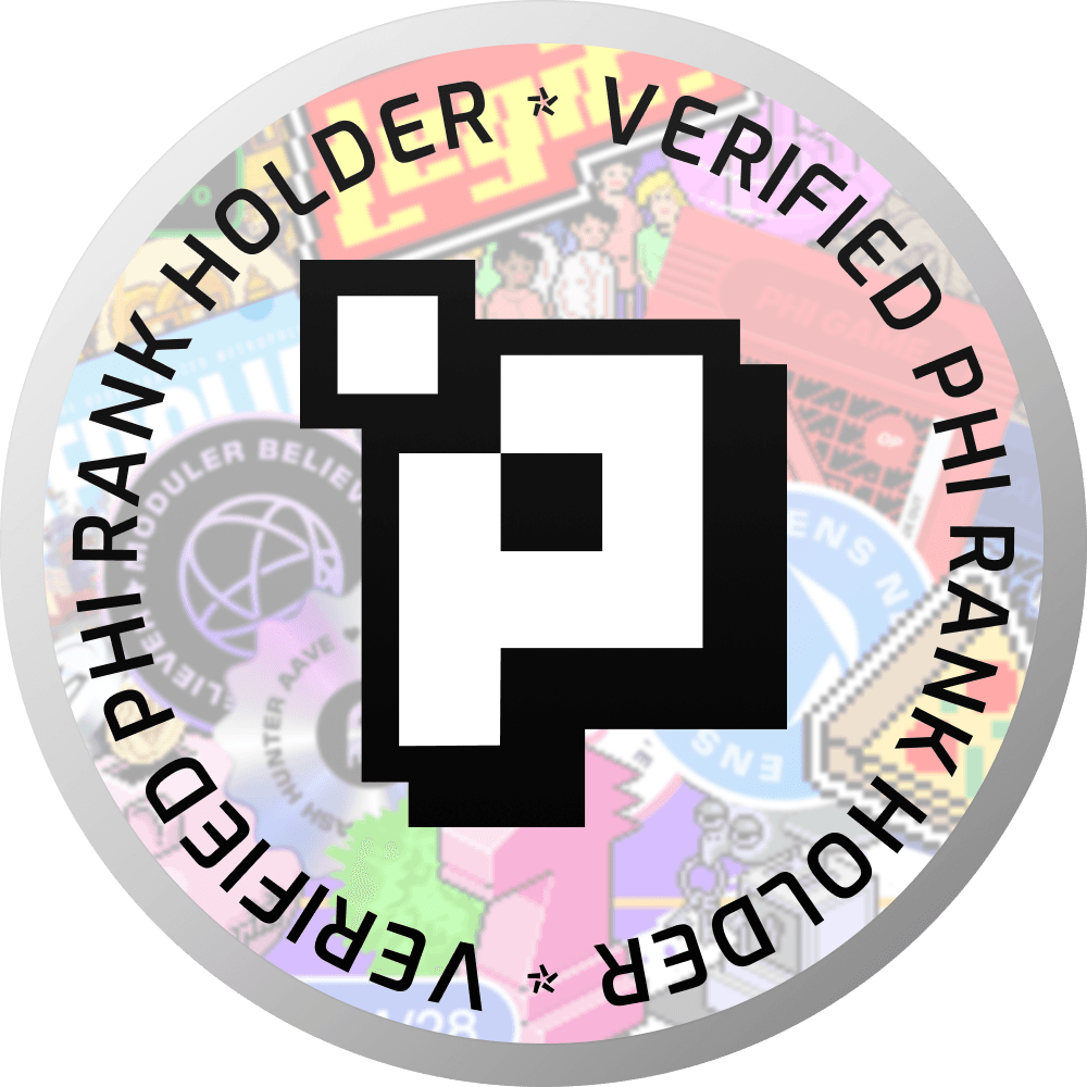 art-Verified Phi Rank Holder Pin